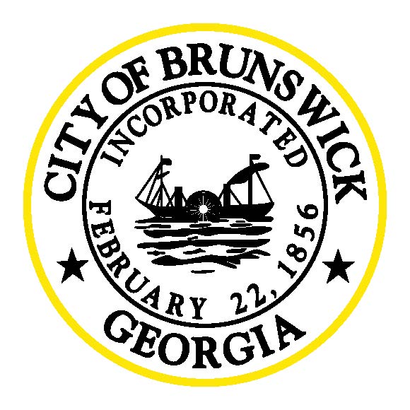 City Of Brunswick Yellow Circle Black Letters